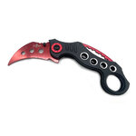 karambit-factice-rouge