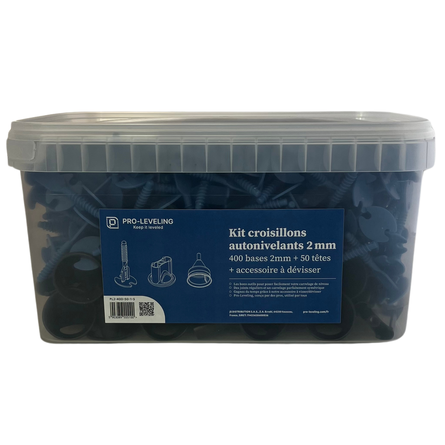 seau croisillons autonivelants 2mm Pro-Leveling