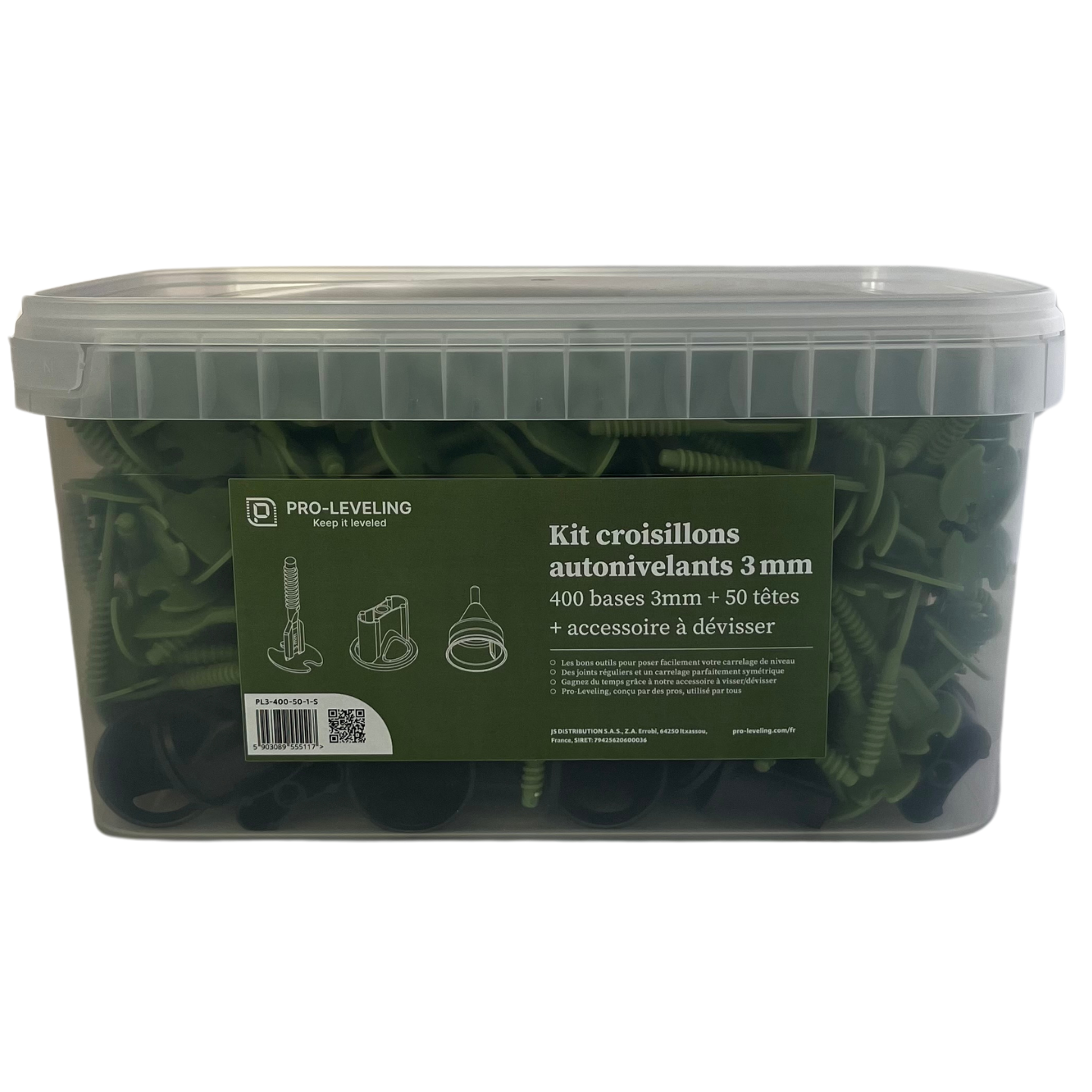 seau croisillons autonivelants 3m Pro-Leveling