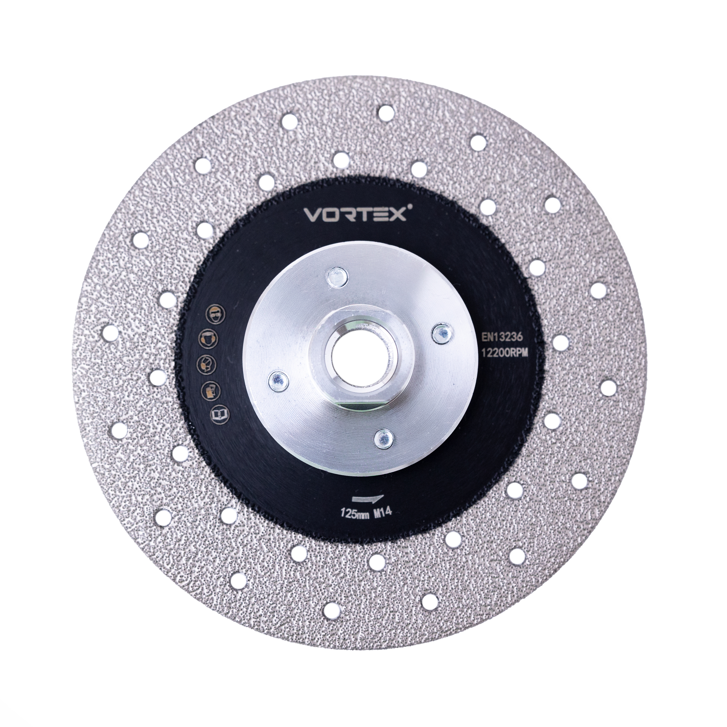 Disque diamant chanfreinage et meulage VX2024 125mm Vortex arriere