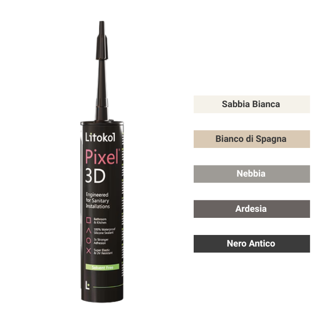 Silicone coloré Pixel 3D LITOKOL