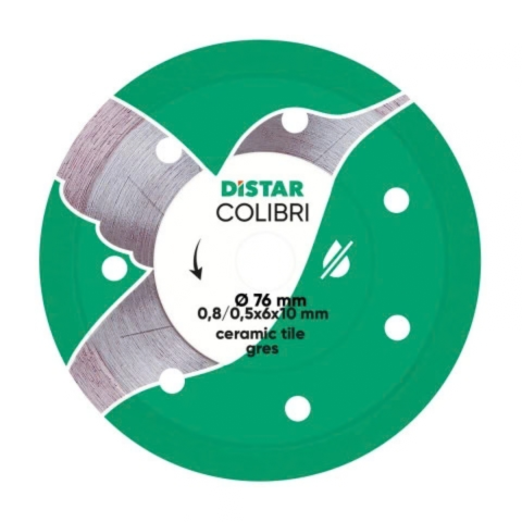 Disque diamant COLIBRI 76mm DISTAR