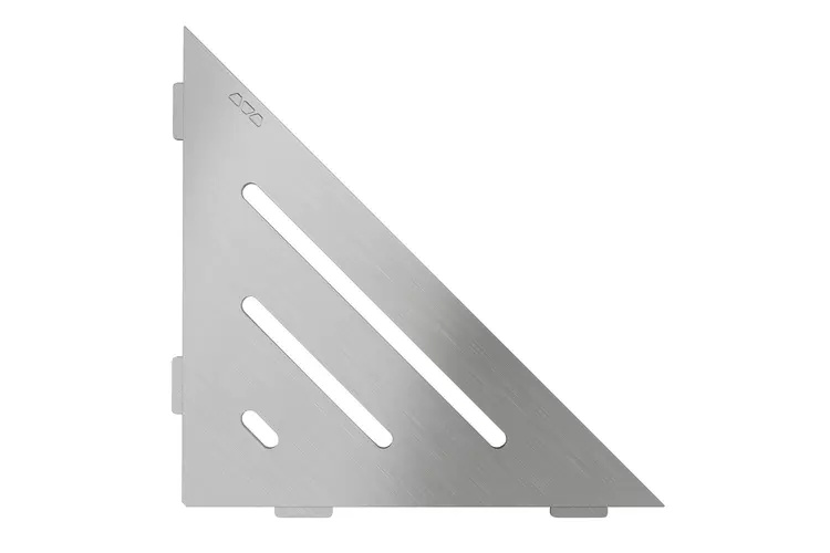 Tablette d’angle inox SHELF-E-S1 WAVE SCHLÜTER