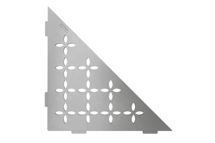 Tablette d’angle inox SHELF-E-S1 FLORAL SCHLÜTER