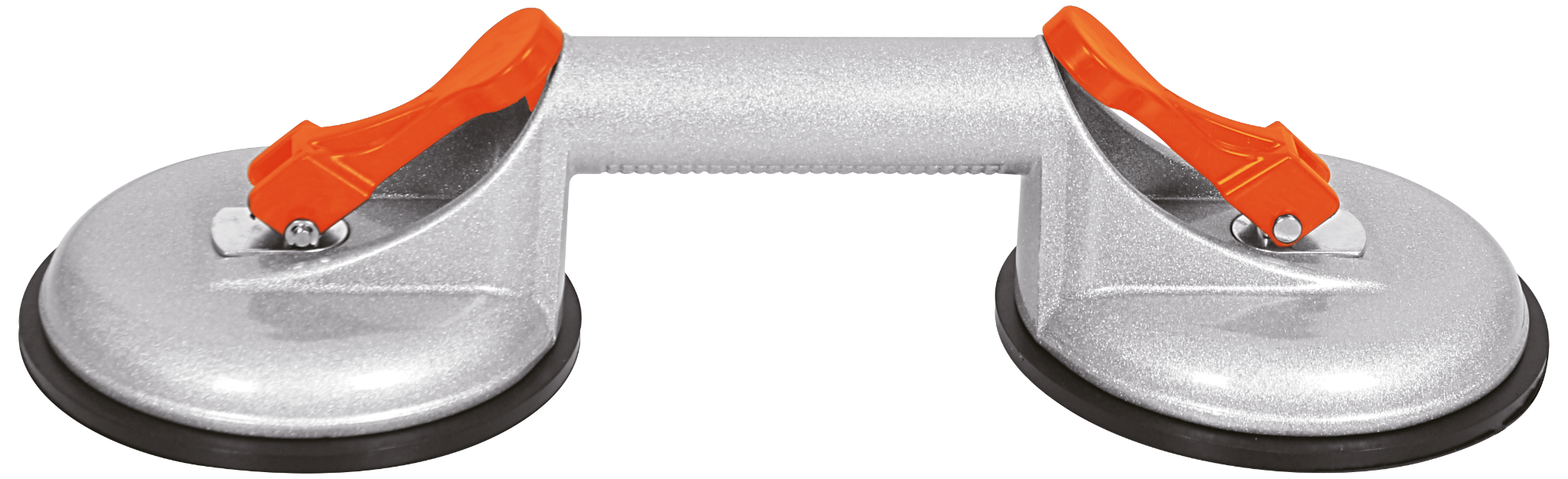 Ventouse double SOLID 6375 avec structure en aluminium et deux disques noirs