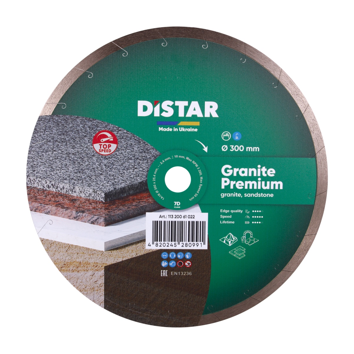 Disque diamant Granite Premium 300 mm DISTAR