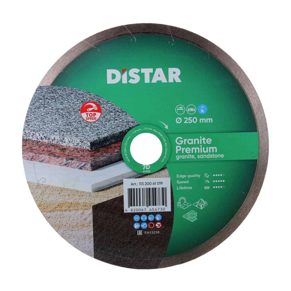 Disque diamant Granite Premium 250 mm DISTAR