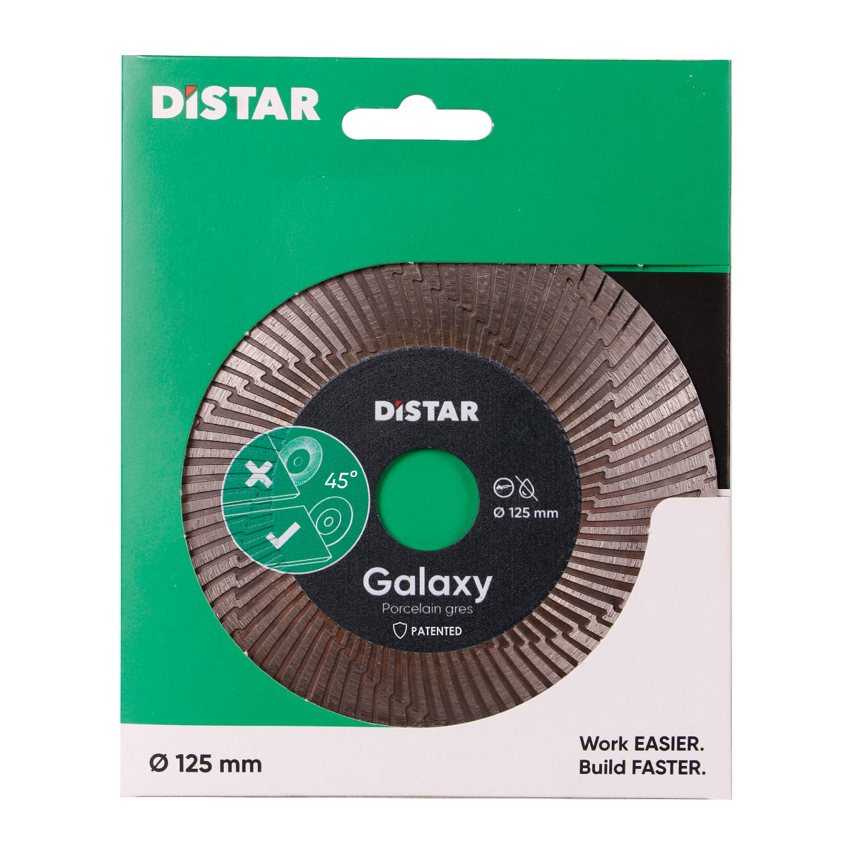 Disque Galaxy 125 mm dans son emballage DISTAR
