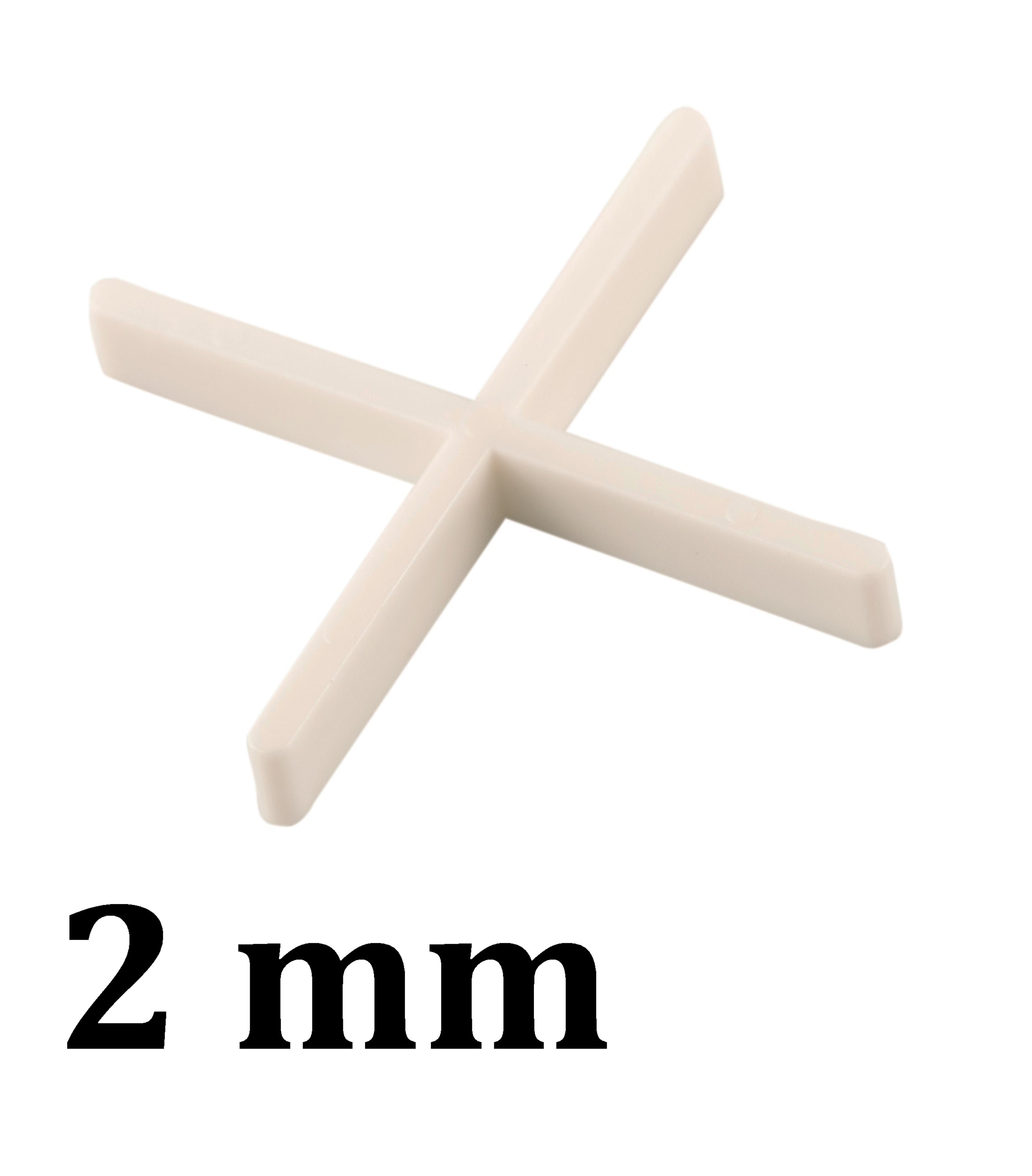 Croisillon carrelage 2,0 mm, en croix