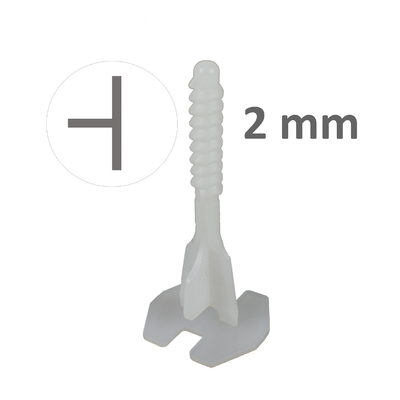 100 bases 2mm en T autonivelants à visser Twist Level
