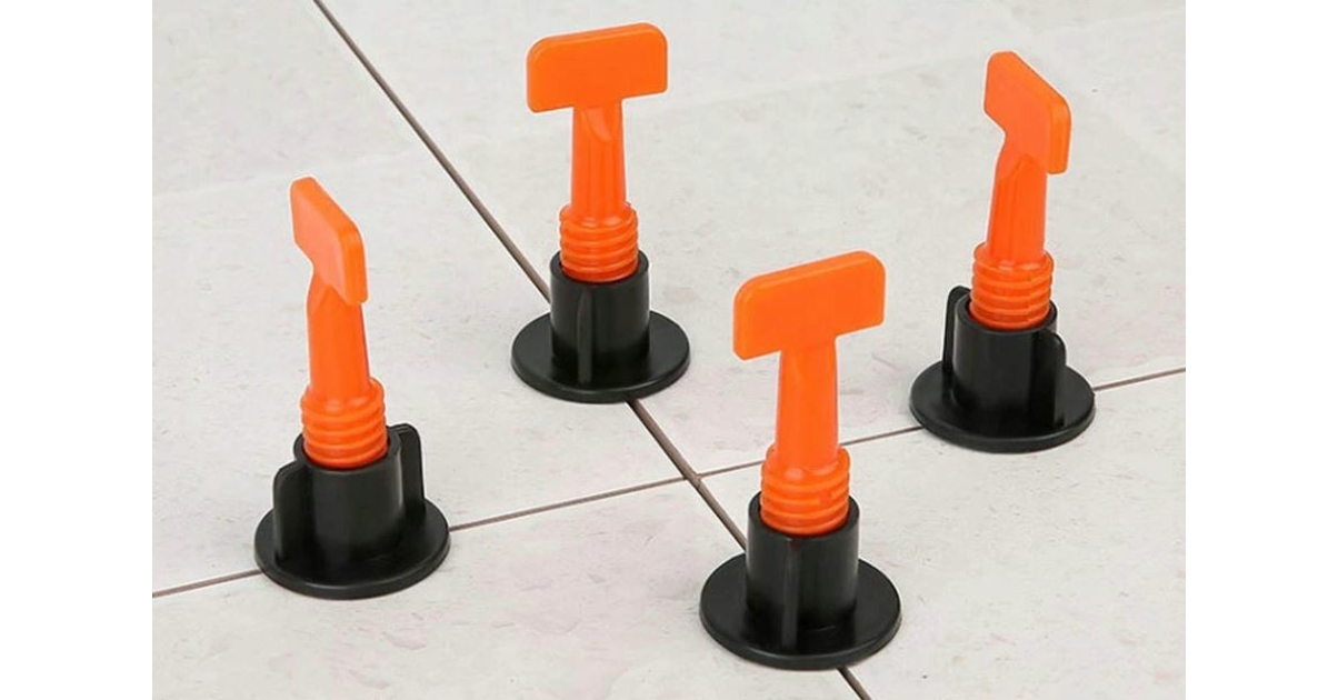 Kit De Nivellement Pour Carrelage Homestico, Croisillons Autonivelants Réutilisables (100 Pièces)