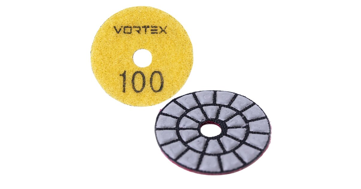 Disque Pad Diamanté 432mm Grain 100 - Parfait Pour Ponçage, Polissage Et Nettoyage Des Sols Avec Monobrosse