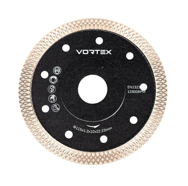 Lot De 3 Disques Diamant Turbo 115 Mm - Marque Bossram - Neufs