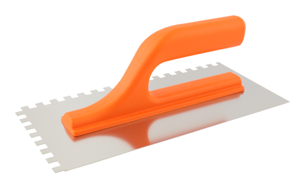 Platoir cranté inox 130x270 mm denture carrée Eco Line ERGO - Taloche ...