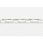 Schéma en coupe du raccord d’étanchéité avec la colle Schlüter KERDI-COLL-L