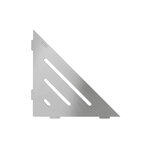Tablette d’angle inox SHELF-E-S1 WAVE SCHLÜTER