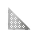 Tablette d’angle inox SHELF-E-S1 FLORAL SCHLÜTER
