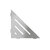 Tablette d’angle inox SHELF-E-S1 WAVE SCHLÜTER