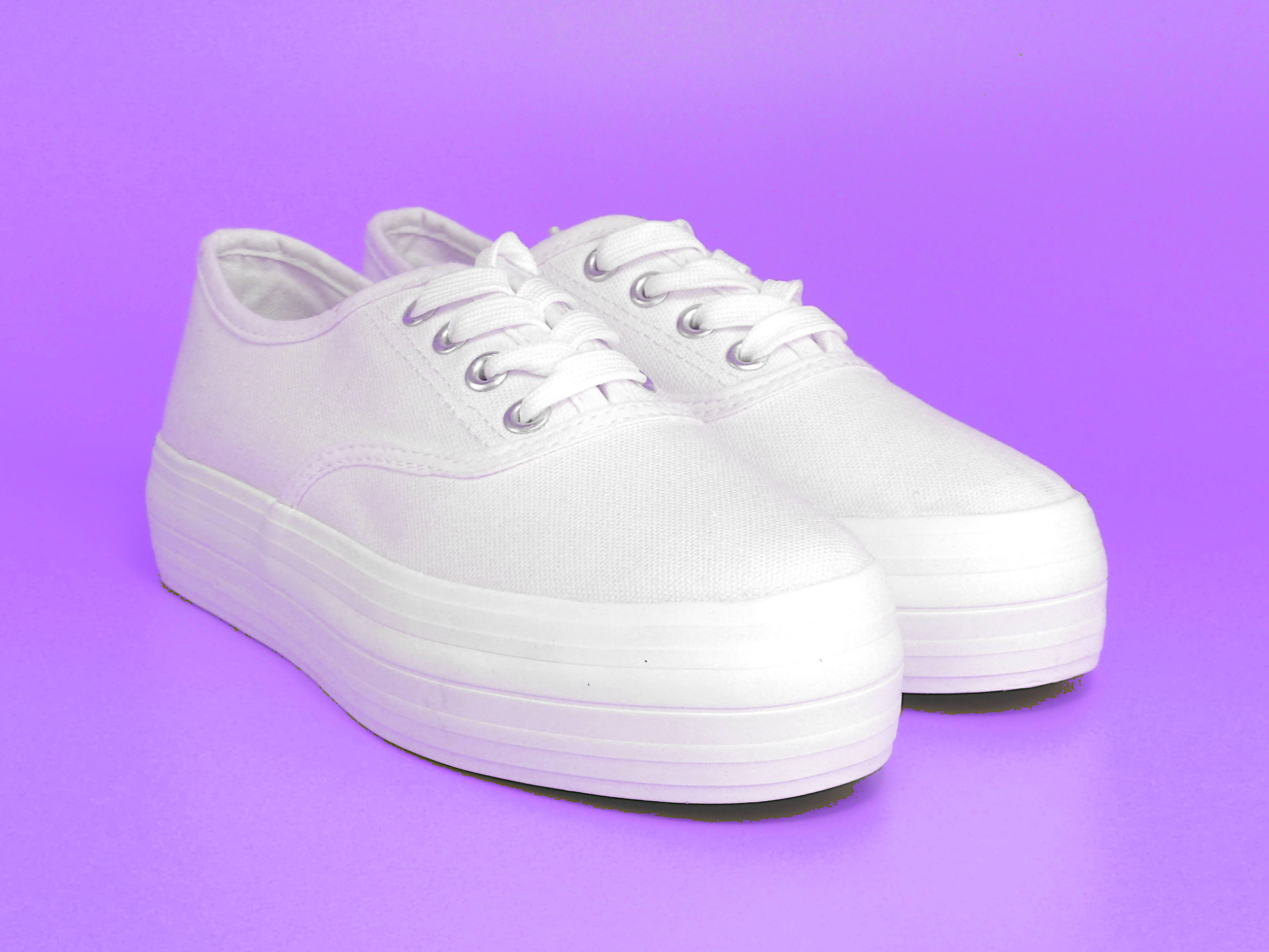 basket plateforme noire femme