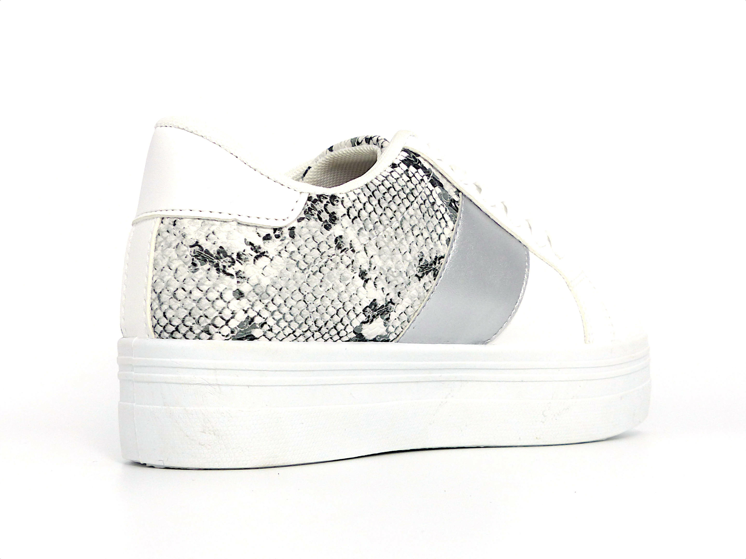 tennis blanche plateforme