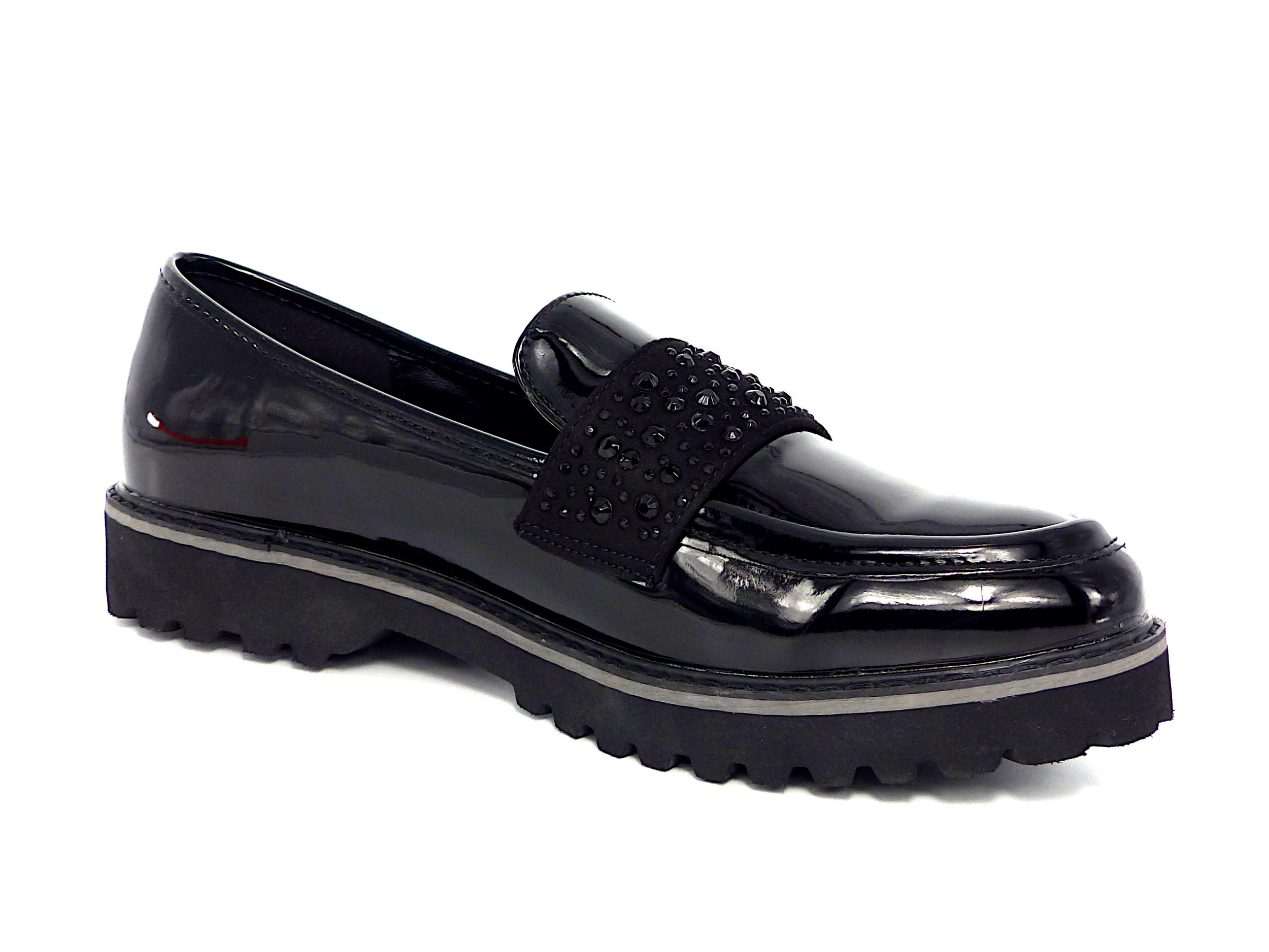 mocassin verni