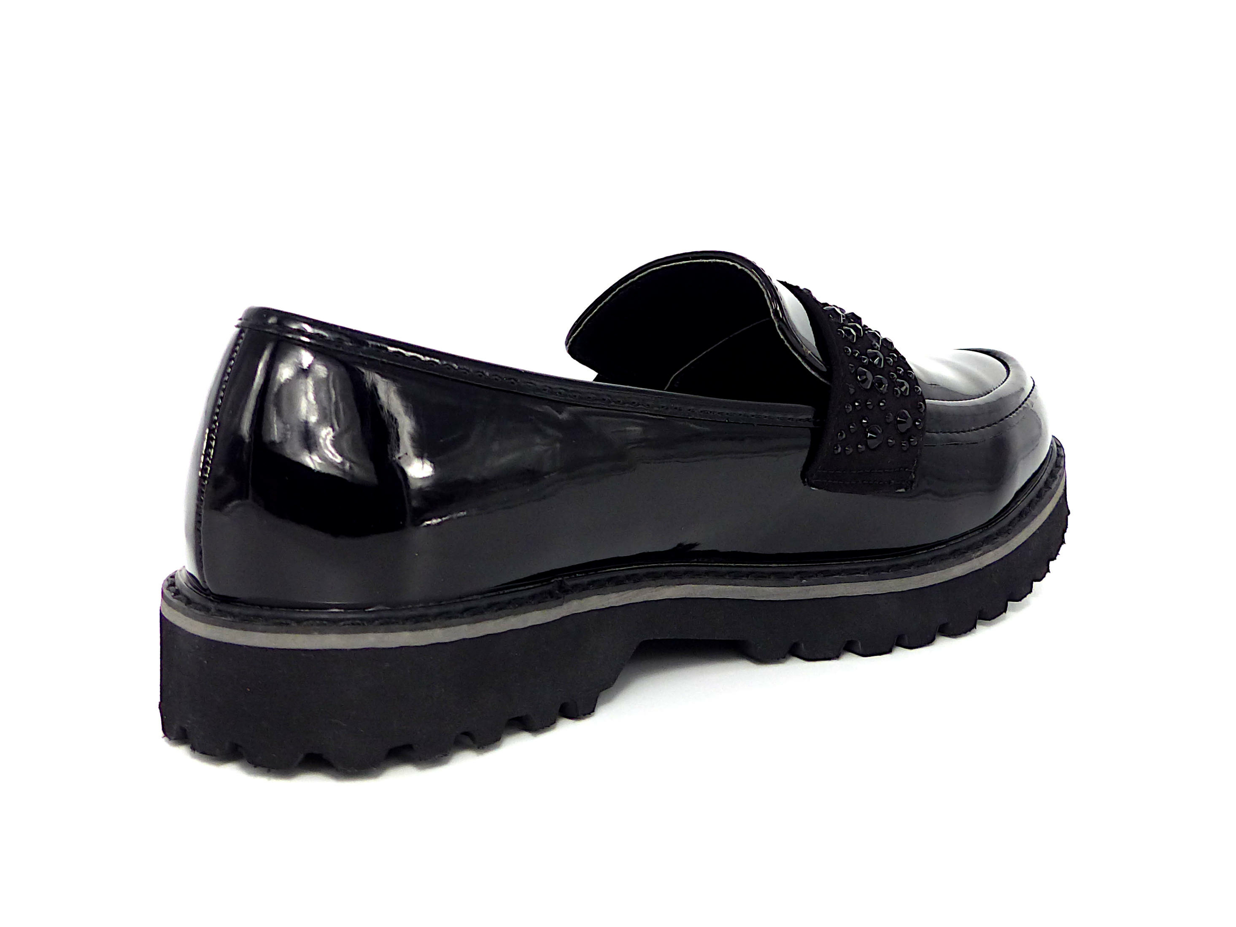 mocassin verni