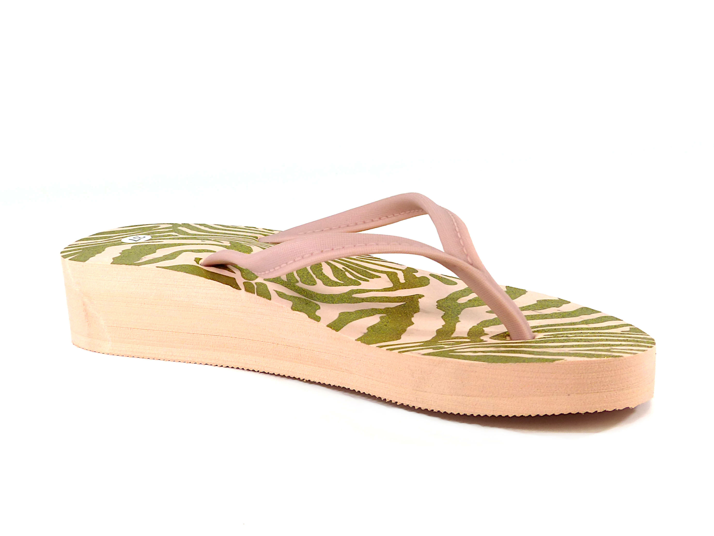 tong compensée femme