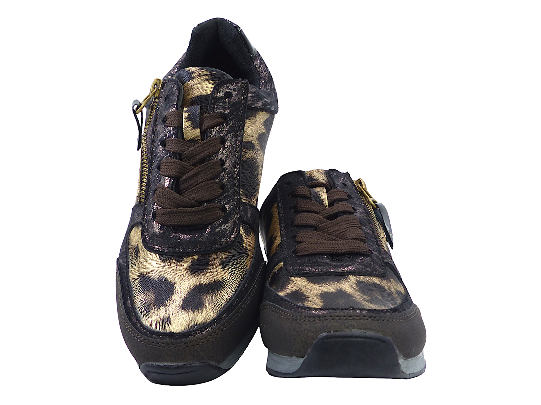 Basket à lacets et fermeture éclair Easy - Chaussures Femme - Mes Jolis