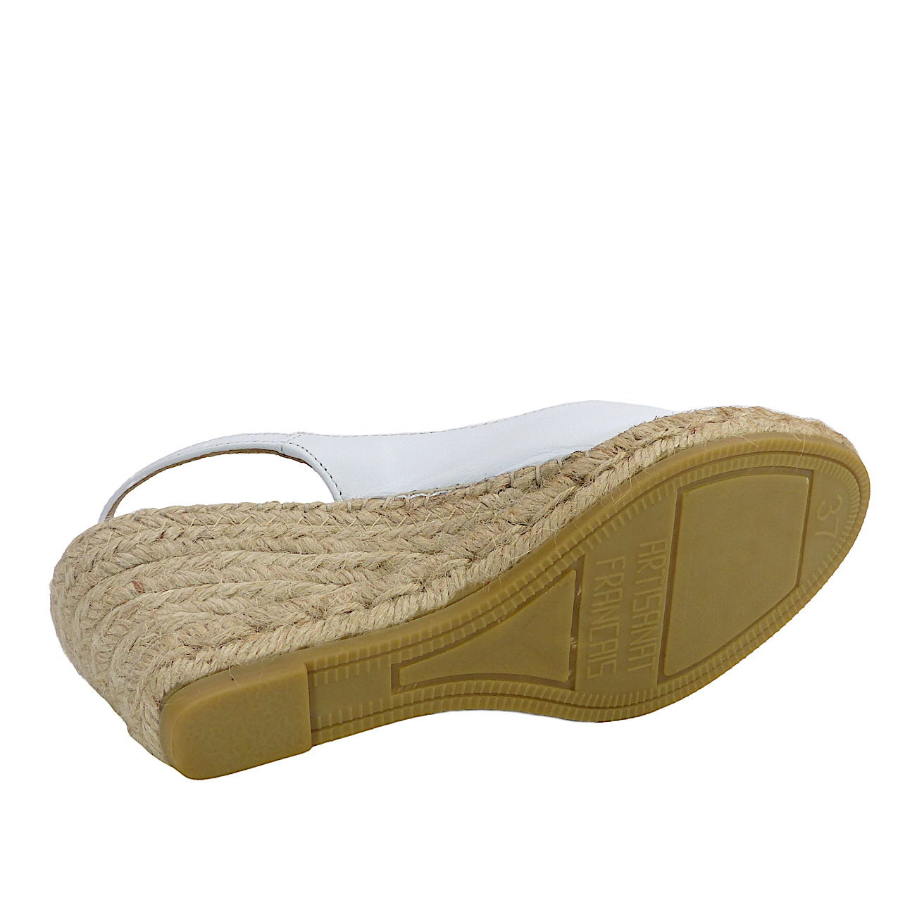 espadrille plateforme blanche