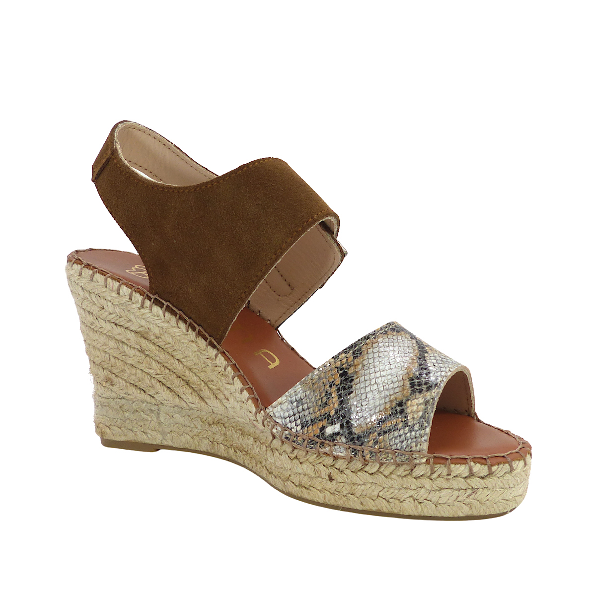 espadrilles compensees camel