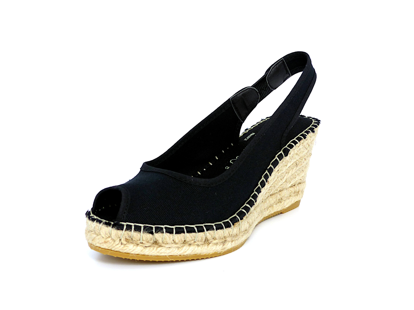 chaussure femme toile compensée