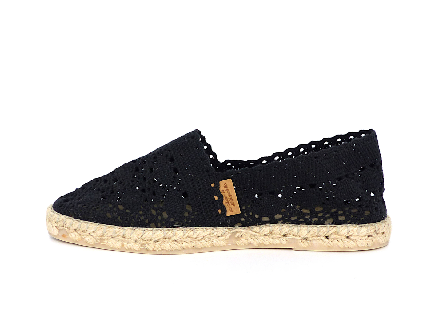 espadrille dentelle blanche
