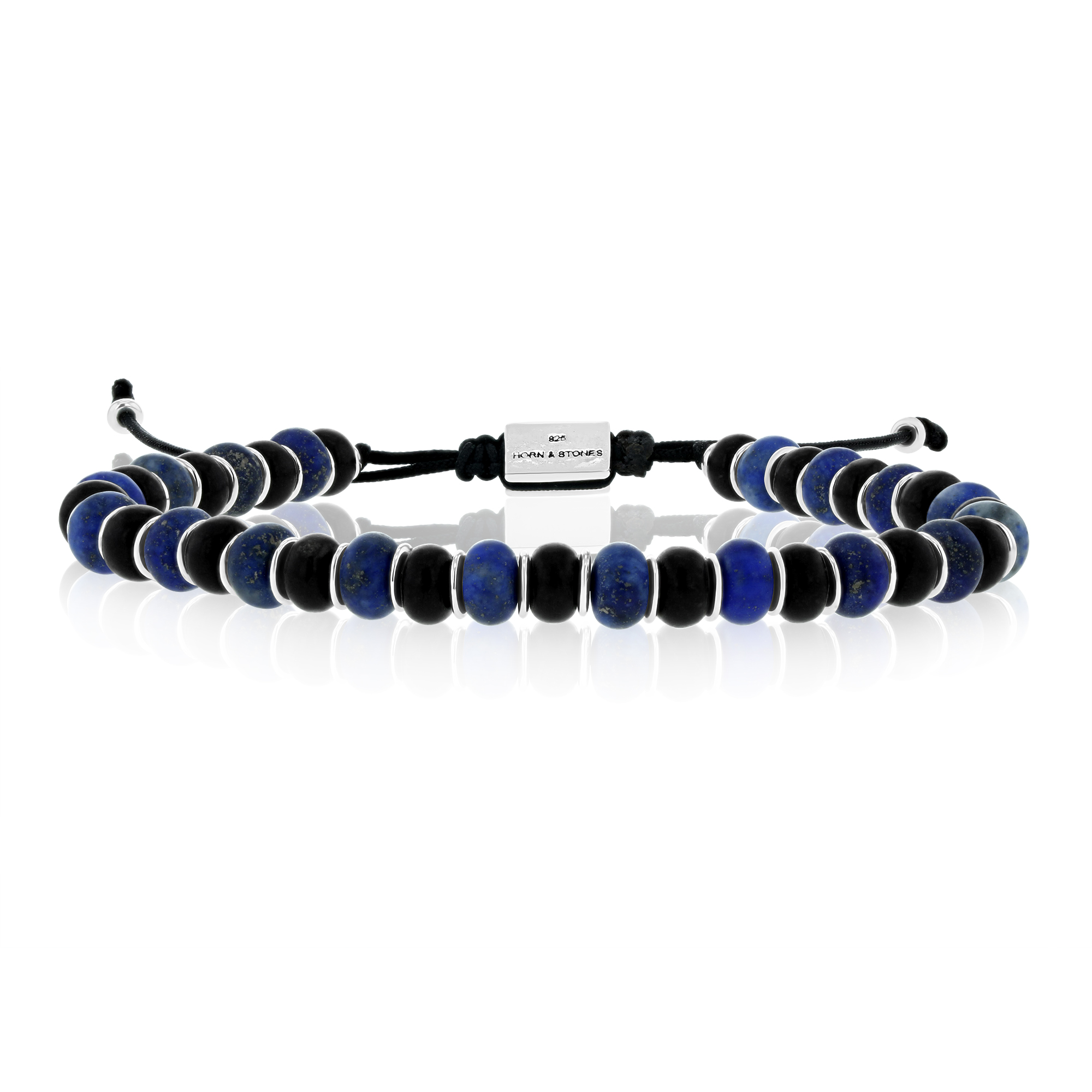 Bracelet Homme Lapis Lazuli & Onyx
