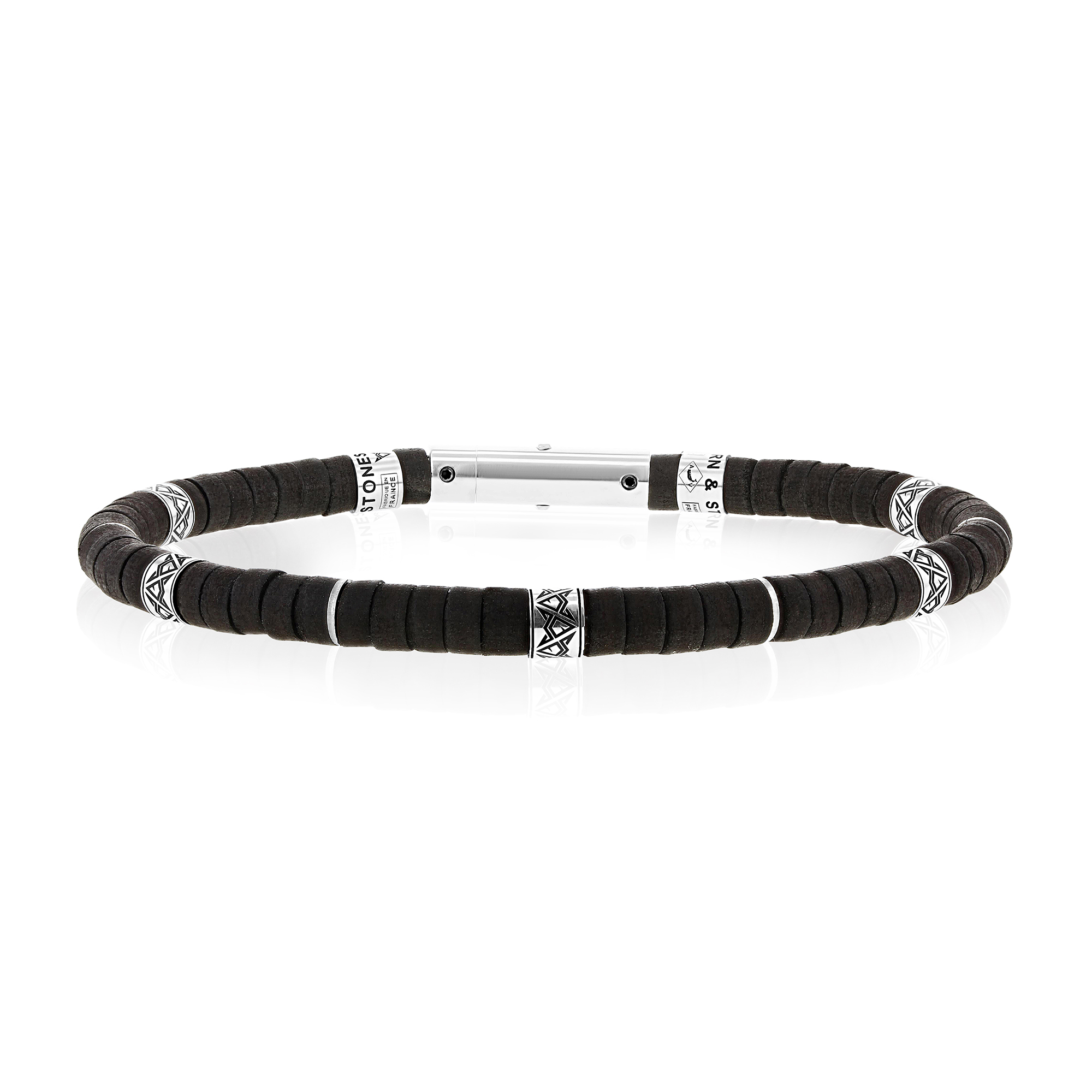 bracelet-homme-cuir-argent