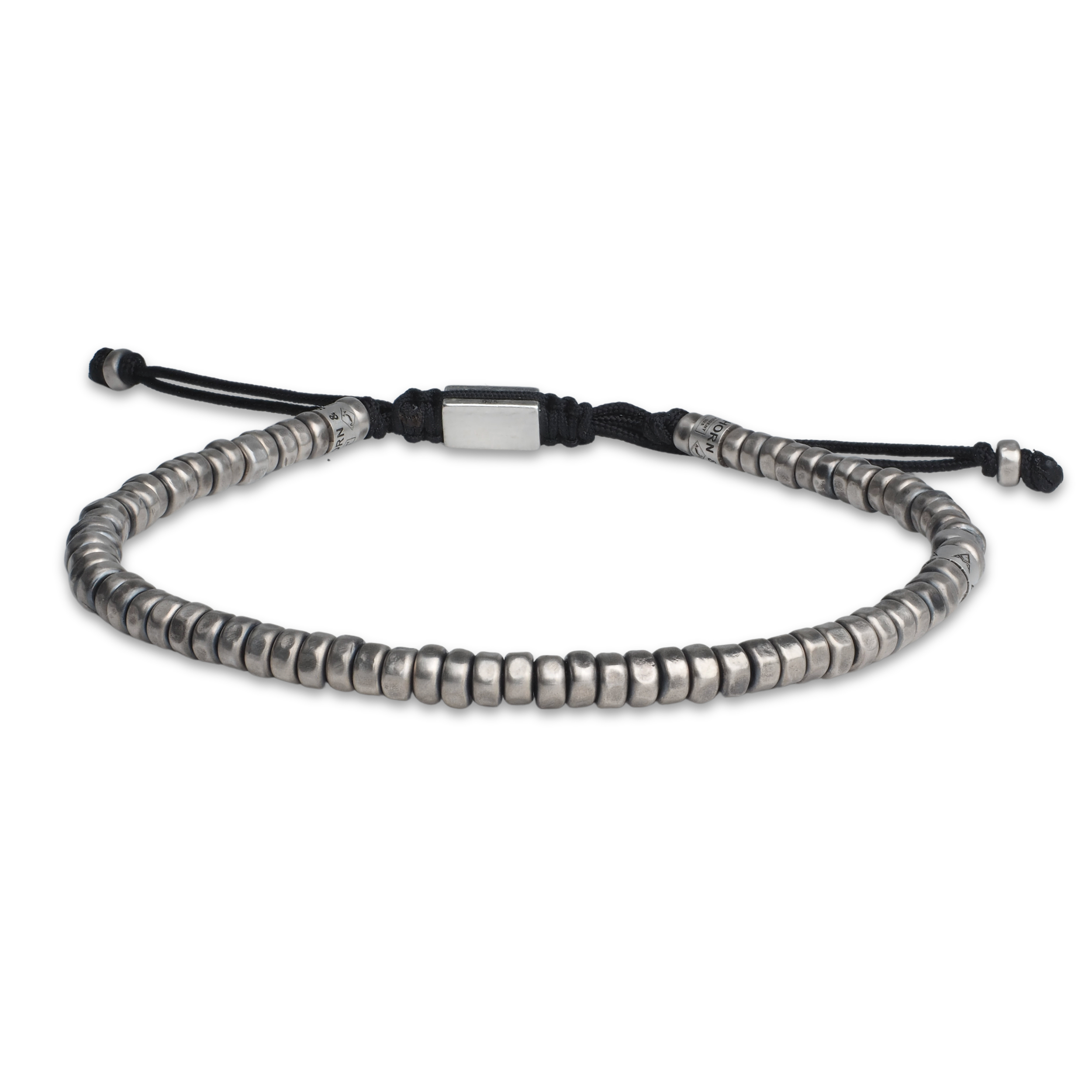 Bracelet Homme en Argent Martelé - Collection/Collection Signature