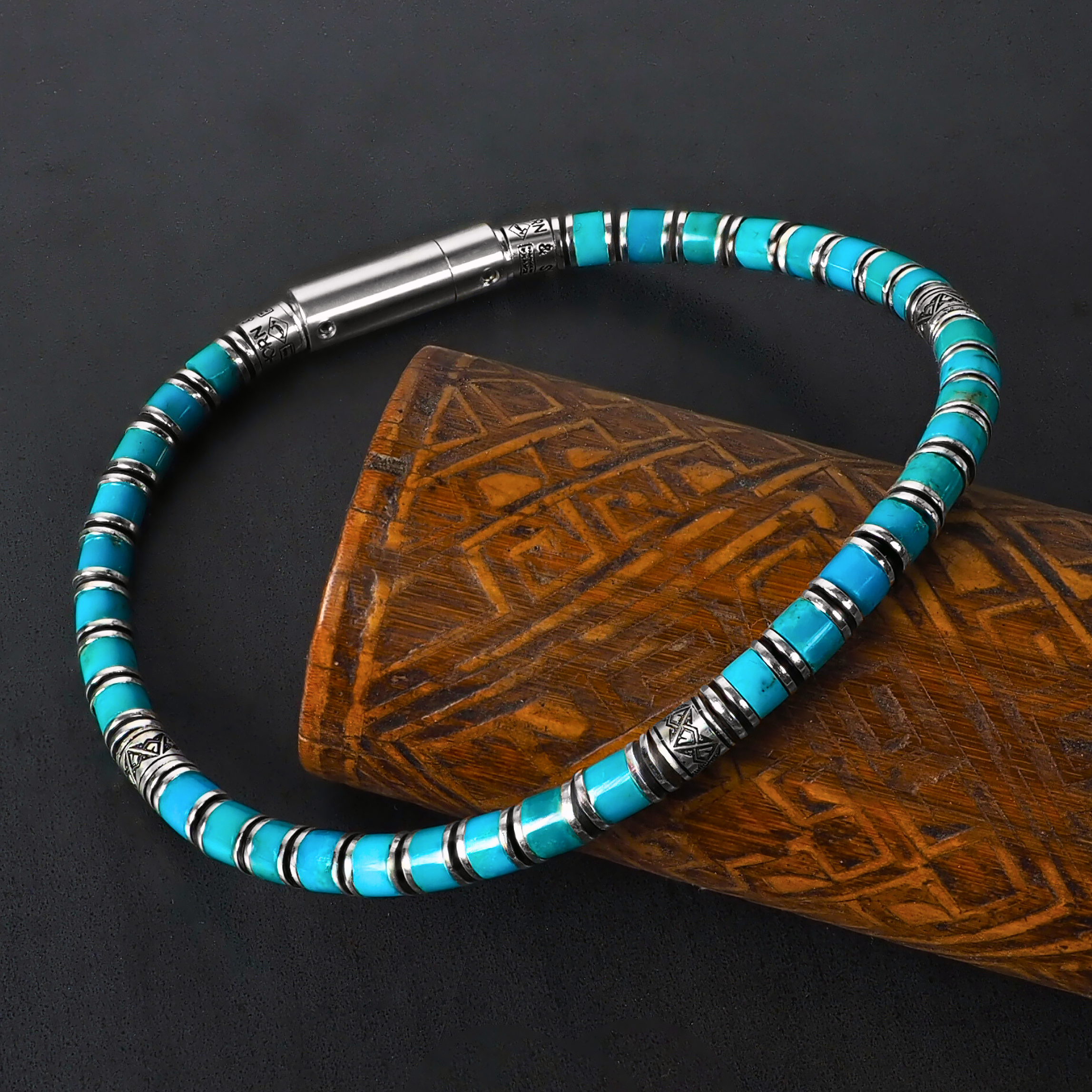 bracelet turquoise véritable