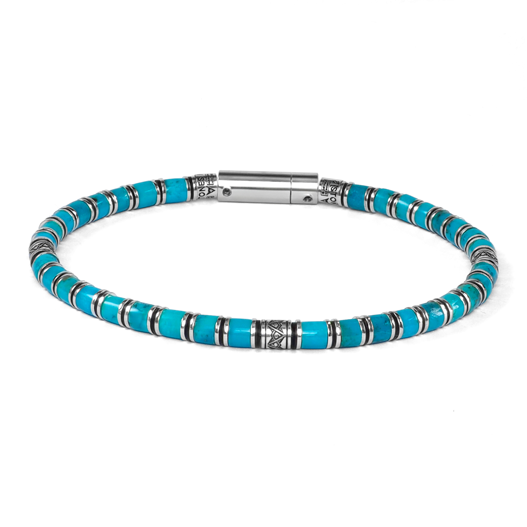 Bracelet turquoise homme