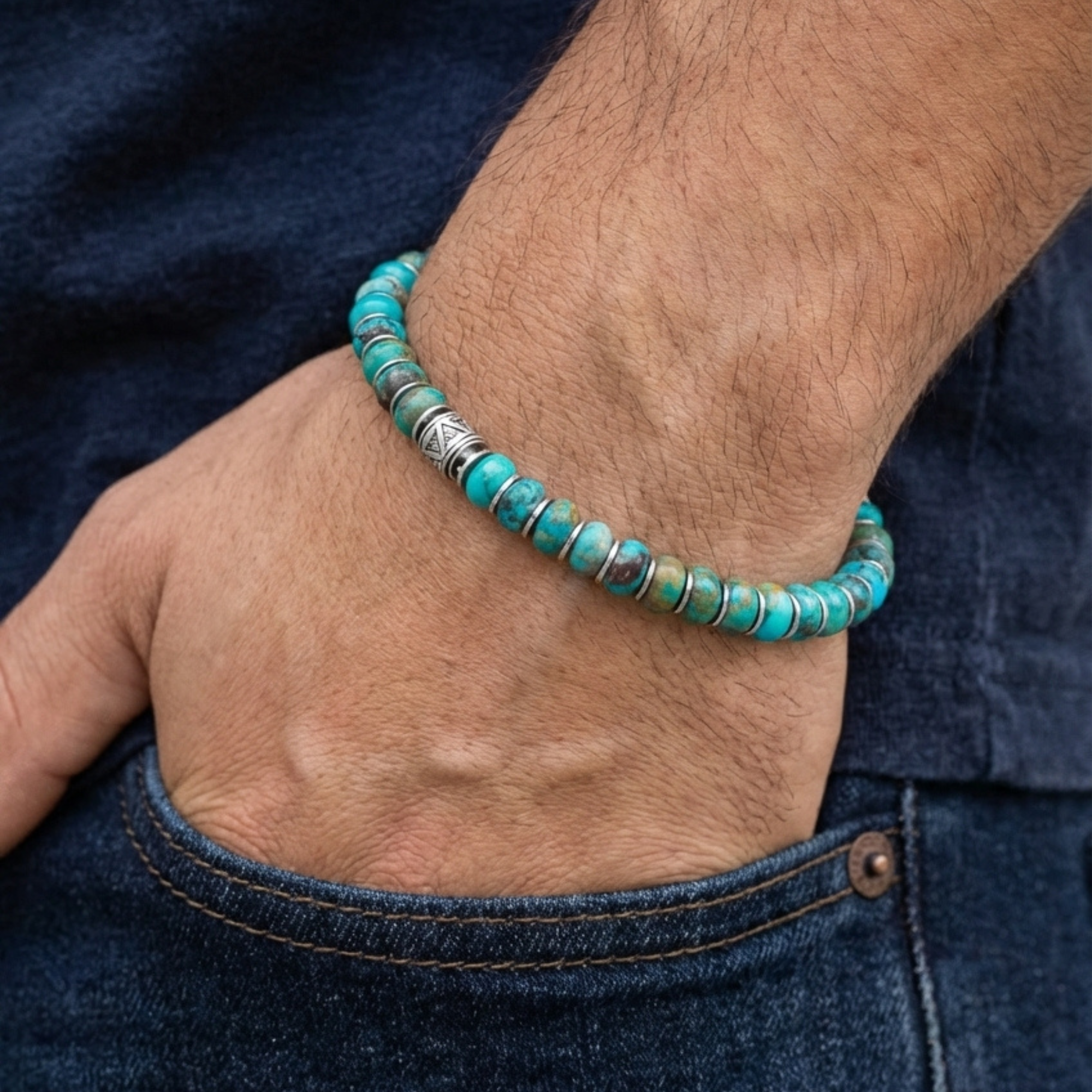 Bracelet en turquoise darizona