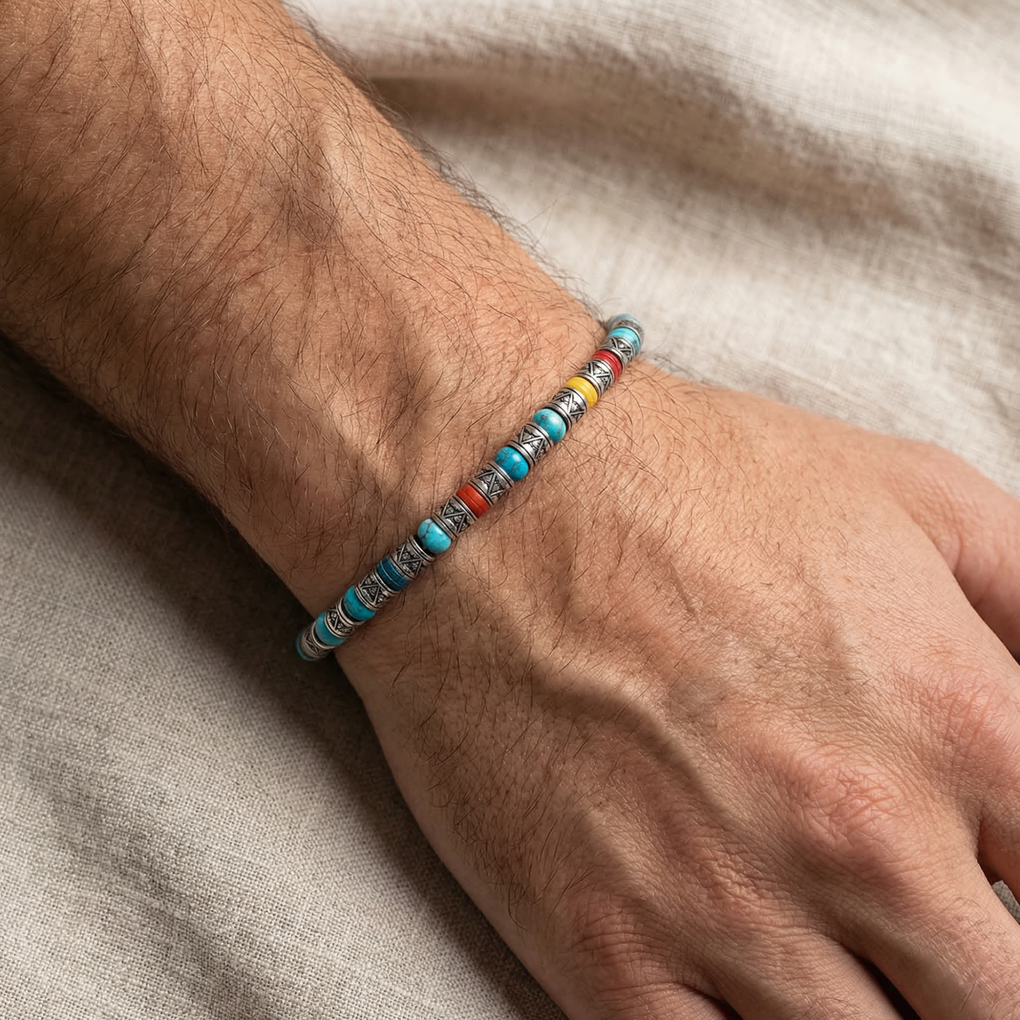 Bracelet en argent 925 pour homme
