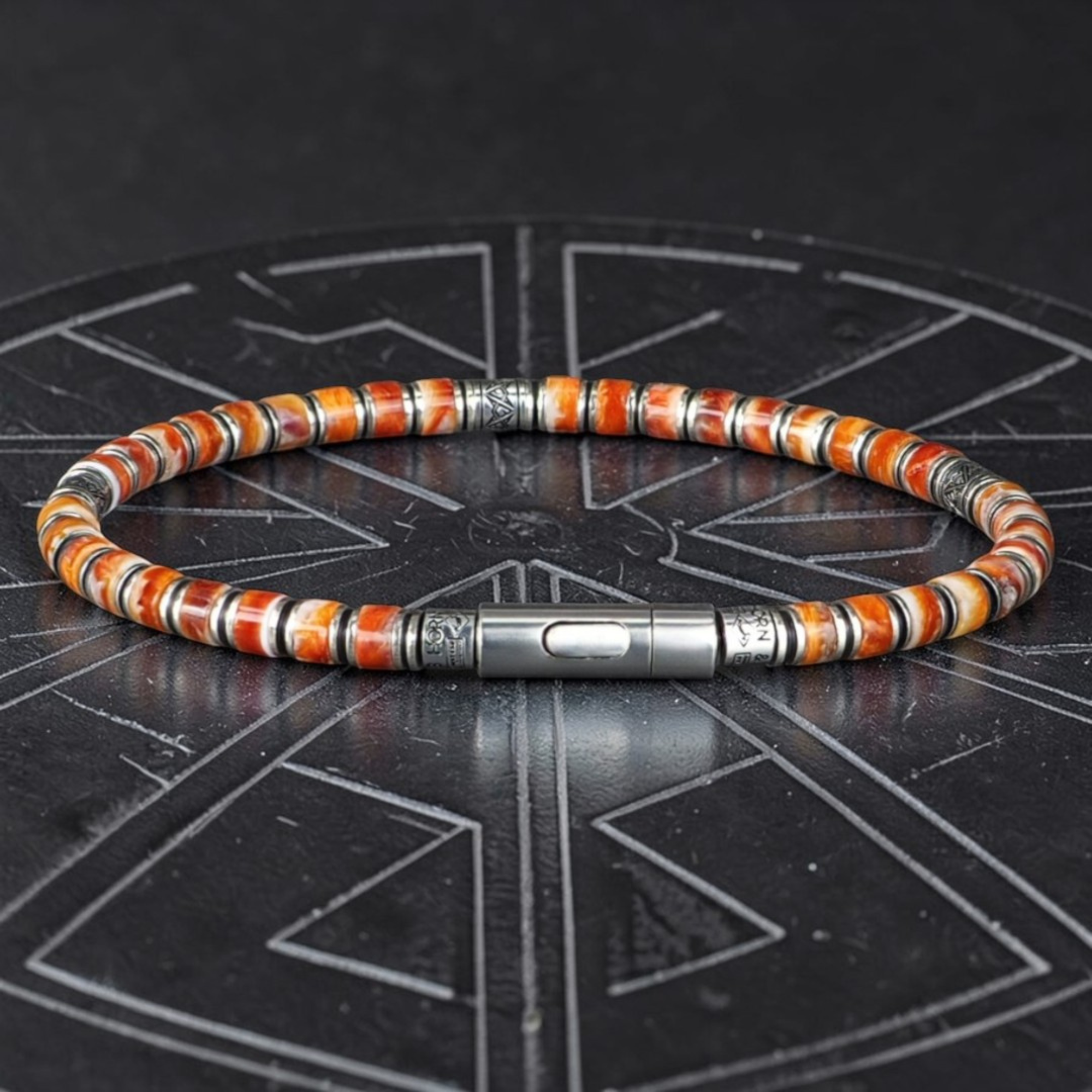 Bracelet en coquillage et argent