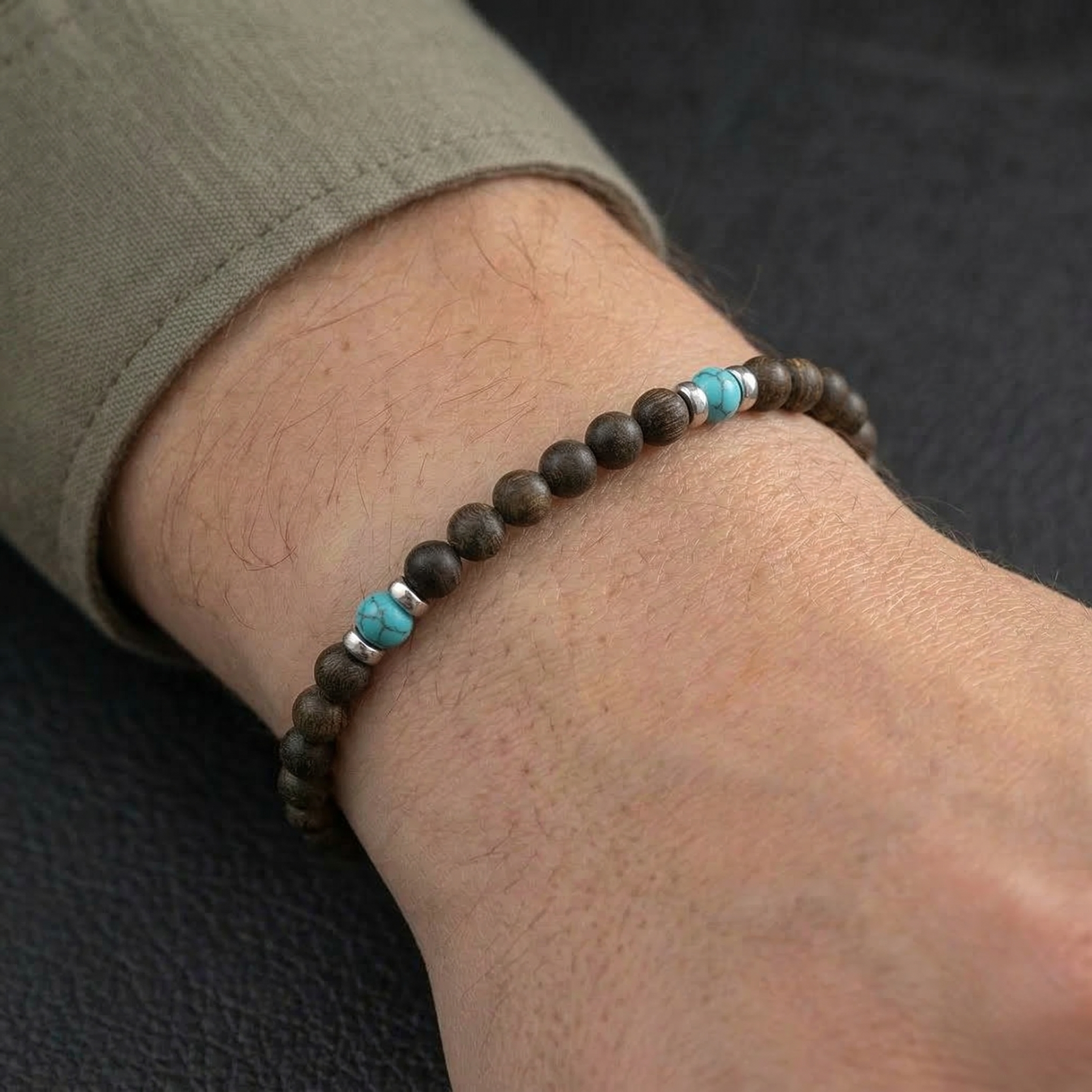 bracelet pierre homme