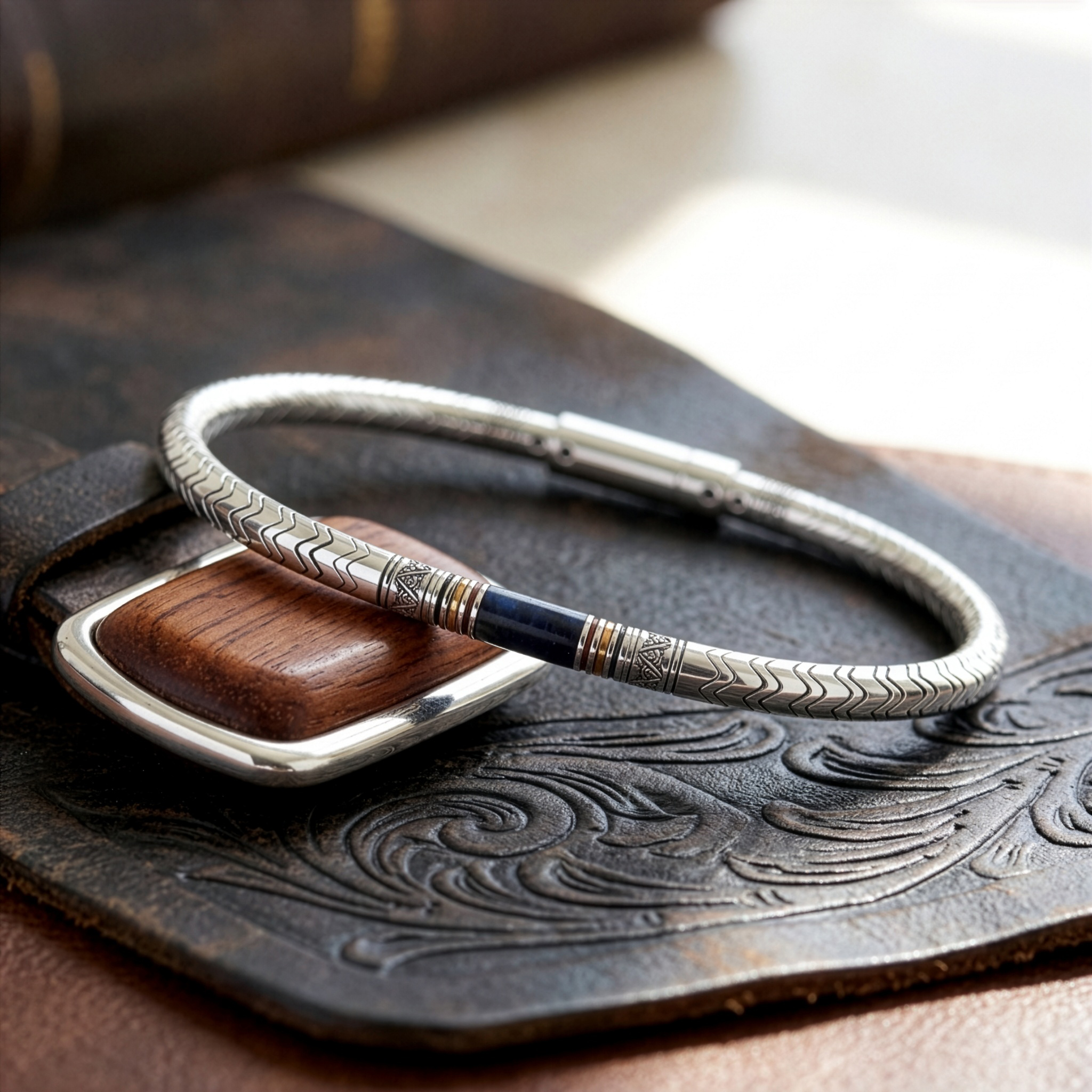bracelet en labradorite et argent 025 pour homme
