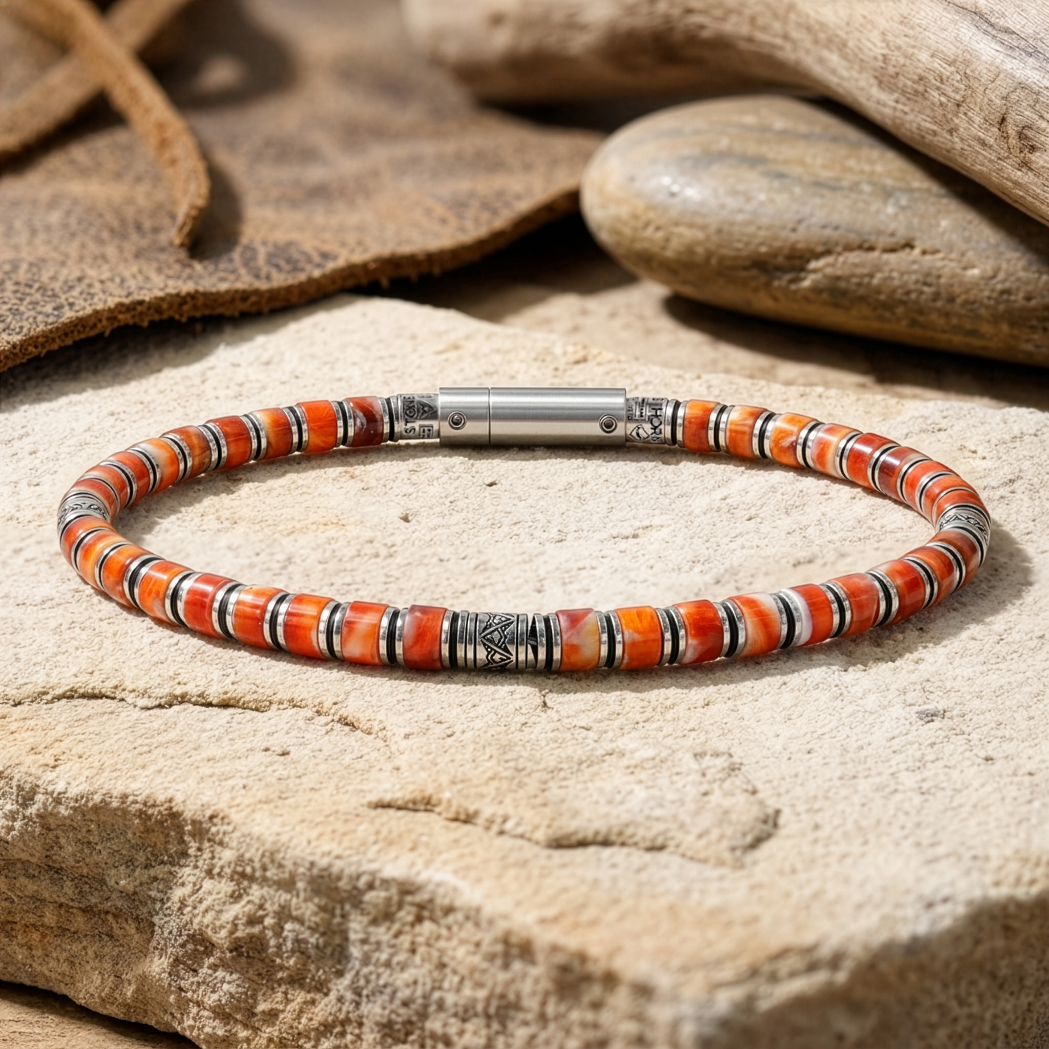 bracelet en coquillage pour homme