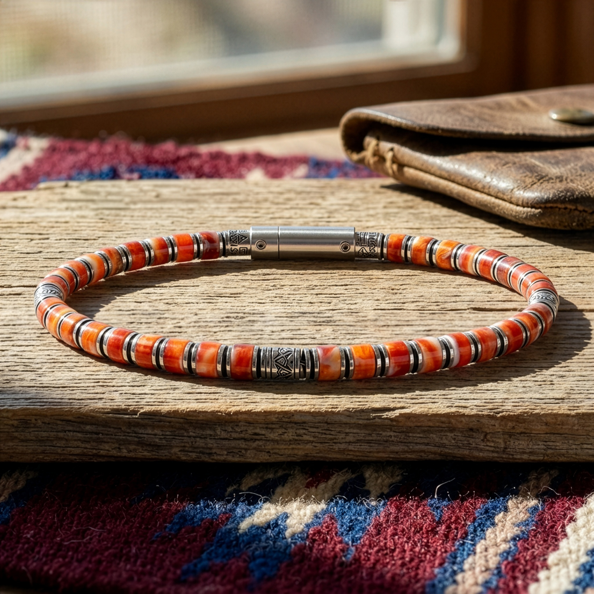 bracelet homme en coquillage