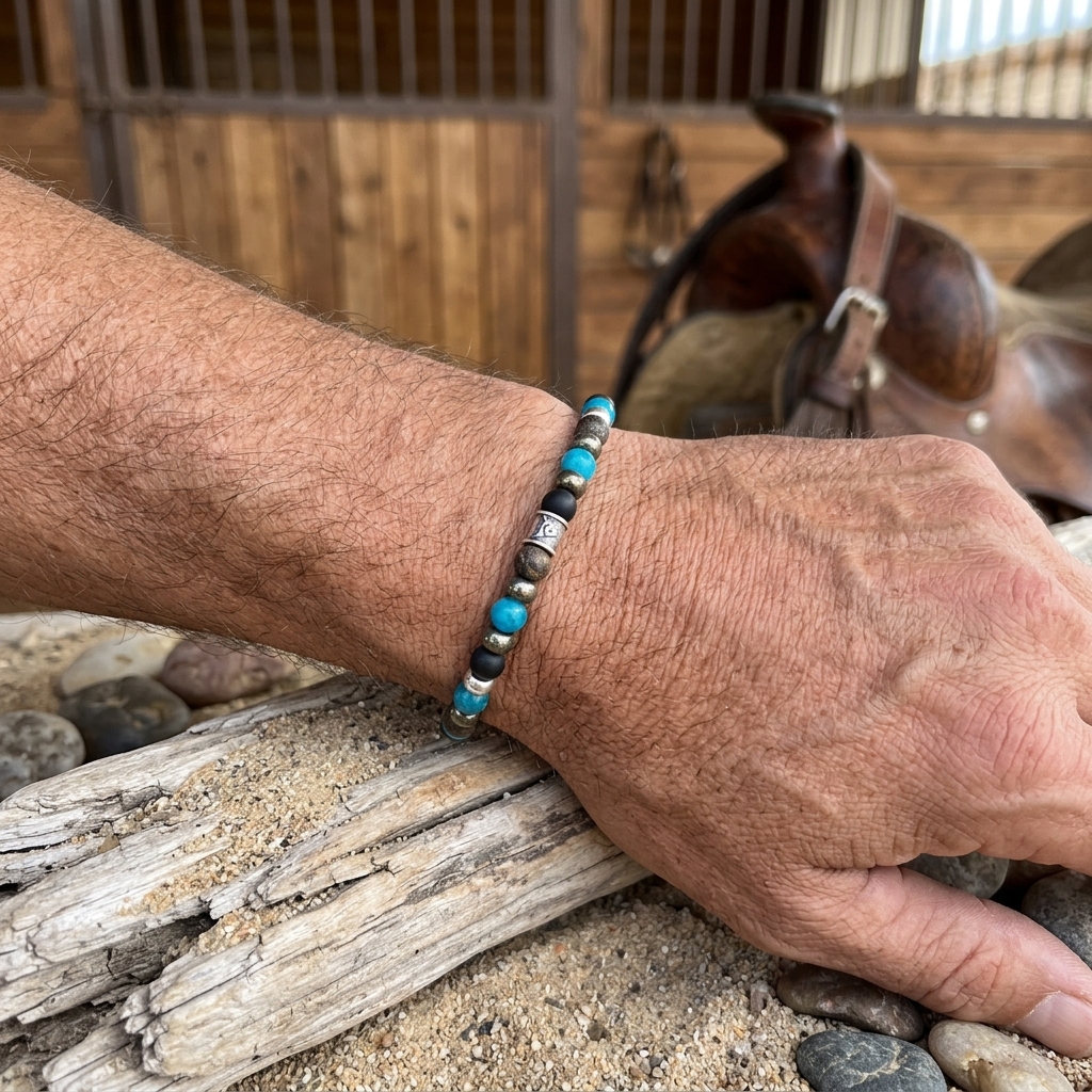 bracelet homme pierres fines