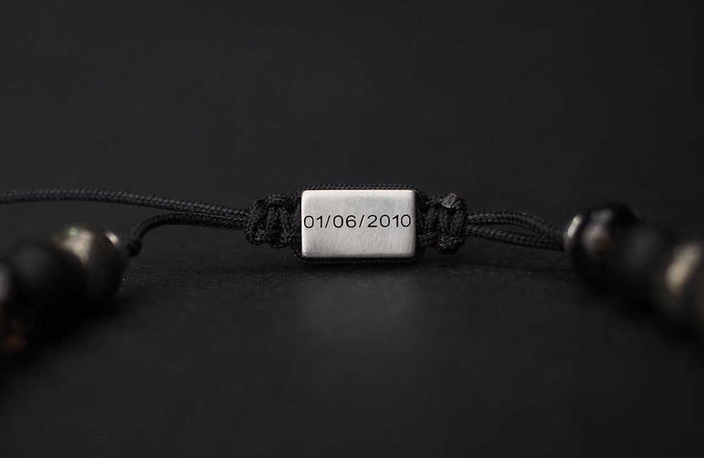 bracelet personnalise gravure discrete 1