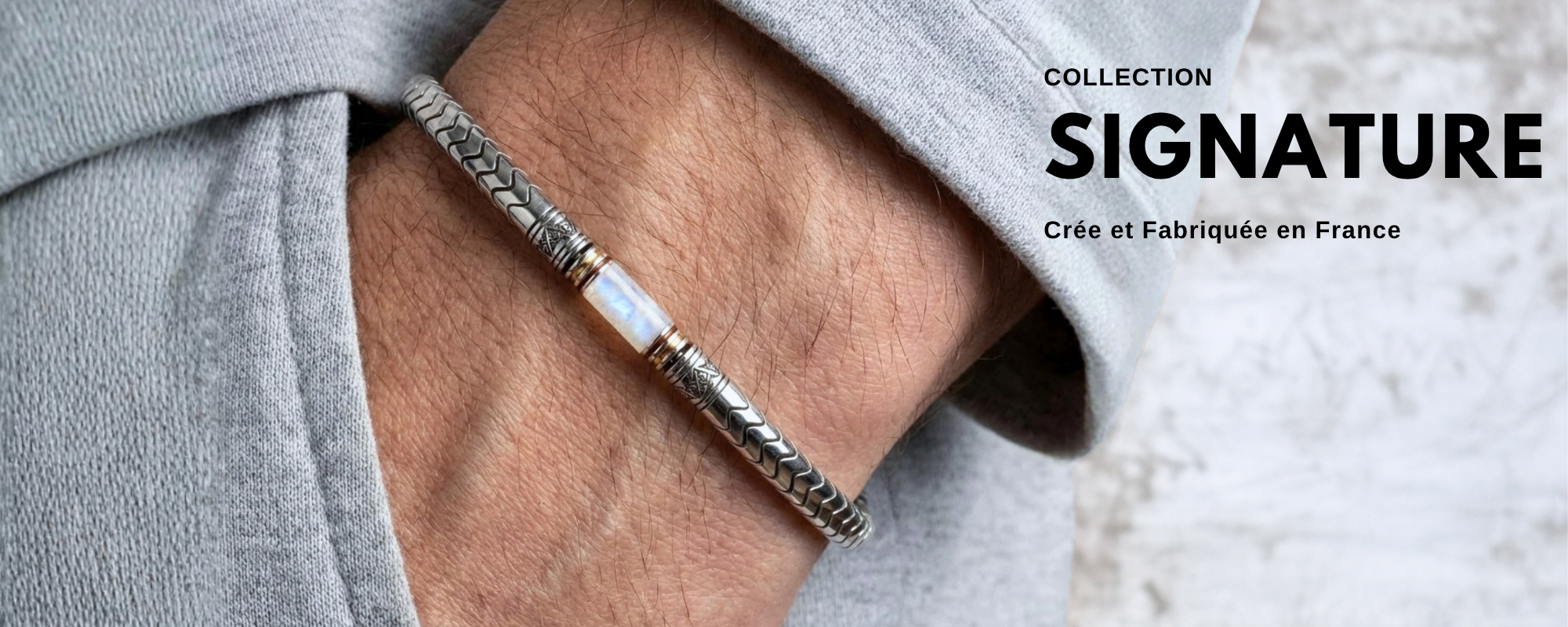 bracelet homme en argent