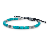 bracelet homme turquoise et argent