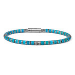bracelet turquoise et argent pour homme