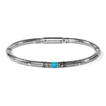 bracelet en turquoise et argent pour homme
